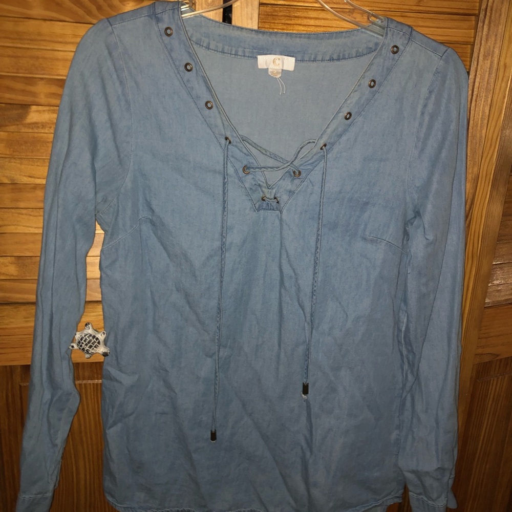 Chambray Tunic/Top